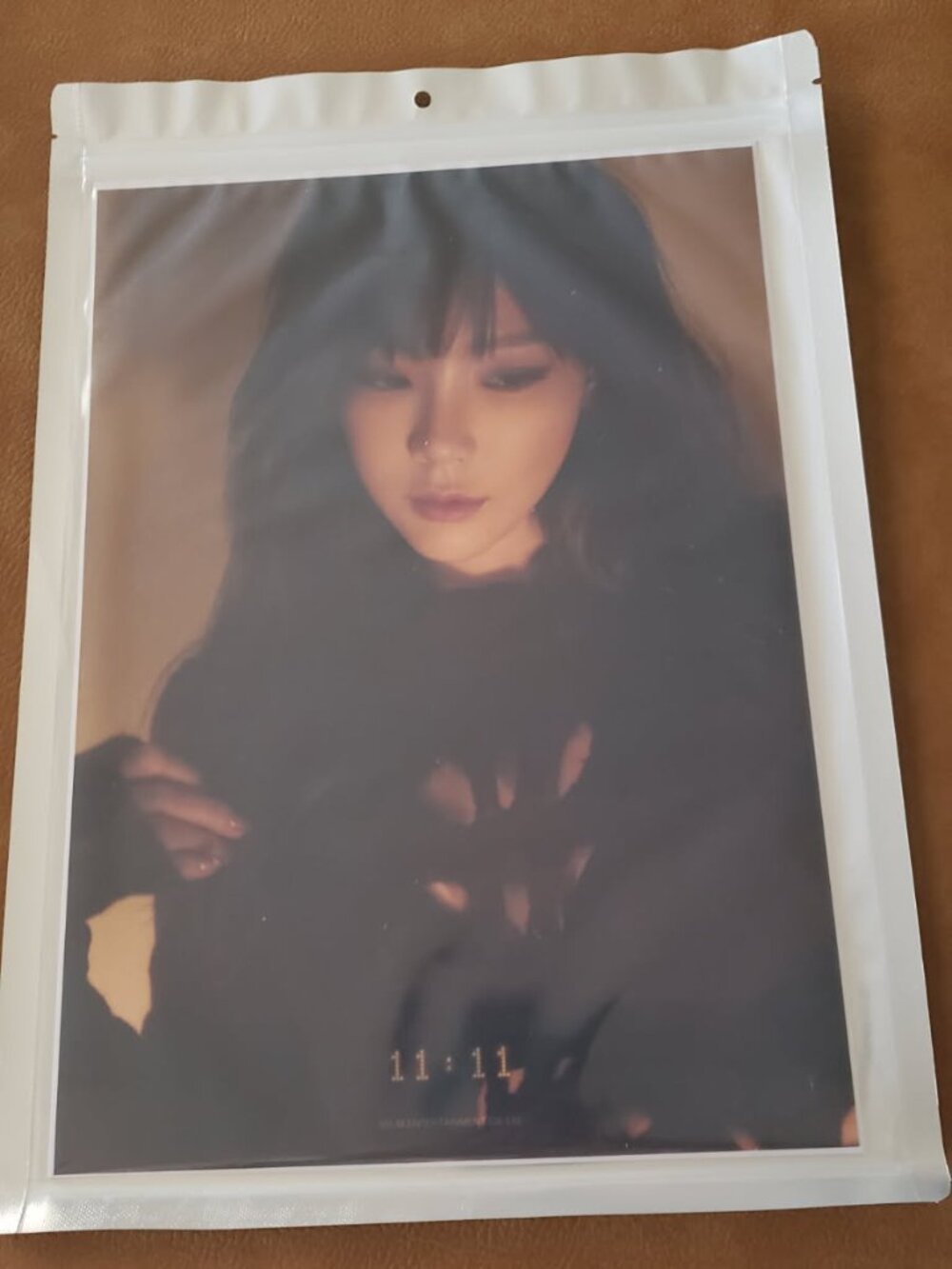 SNSD GIRLS GENERATION TAEYEON 11:11 SEALED A4 DISCONTINUED KPOP